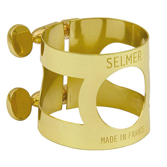 Selmer (USA) Tenor Saxophone Ligature - Gold-Lacquered – Rettig Music