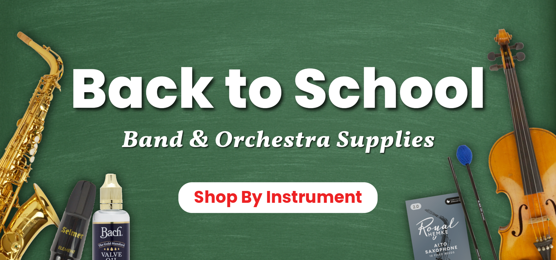 Back to School Band and Orchestra Supplies - Shop by Instrument