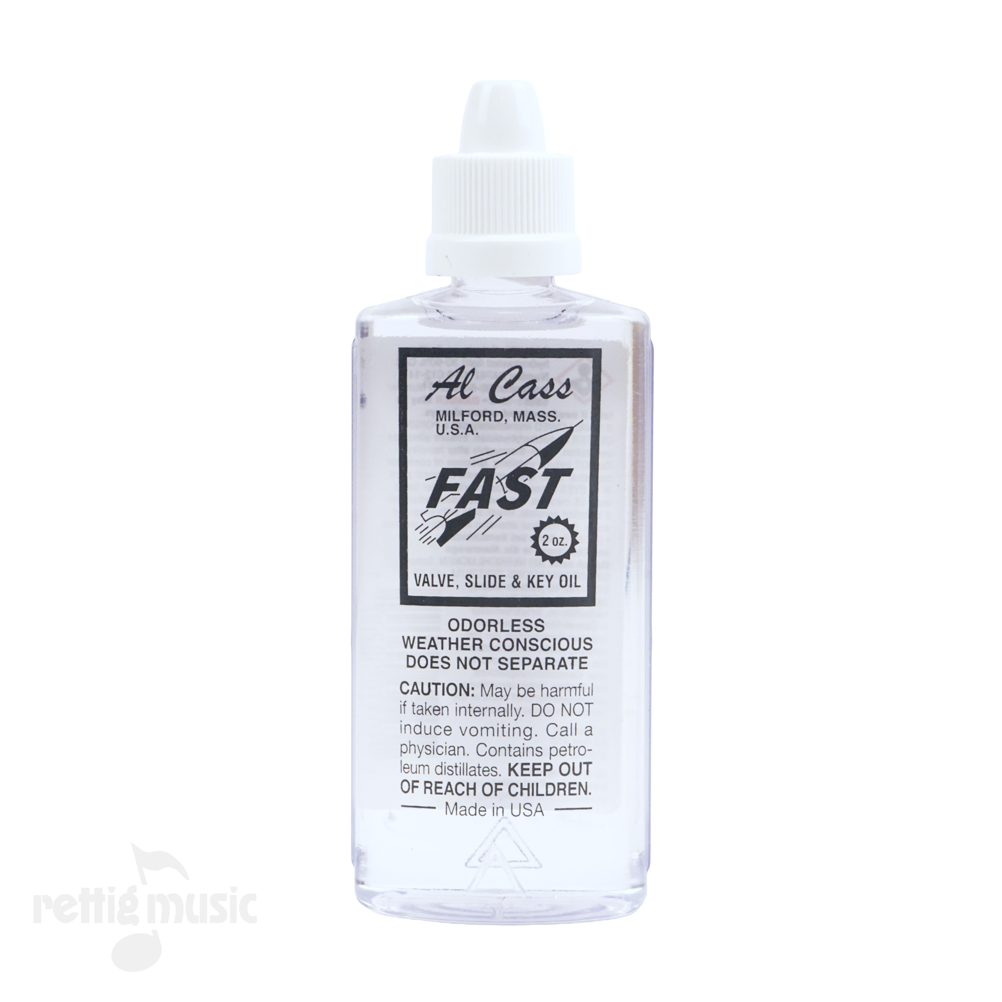 Al Cass Fast Valve, Slide, and Key Oil Bottle