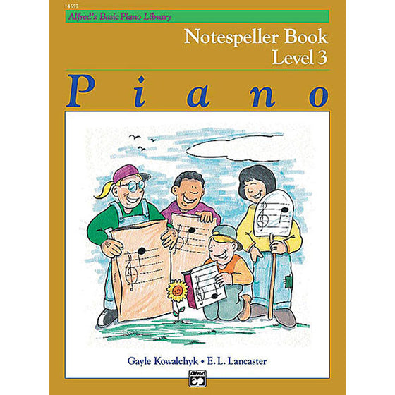 Alfred Basic Piano Library-Notespeller Book