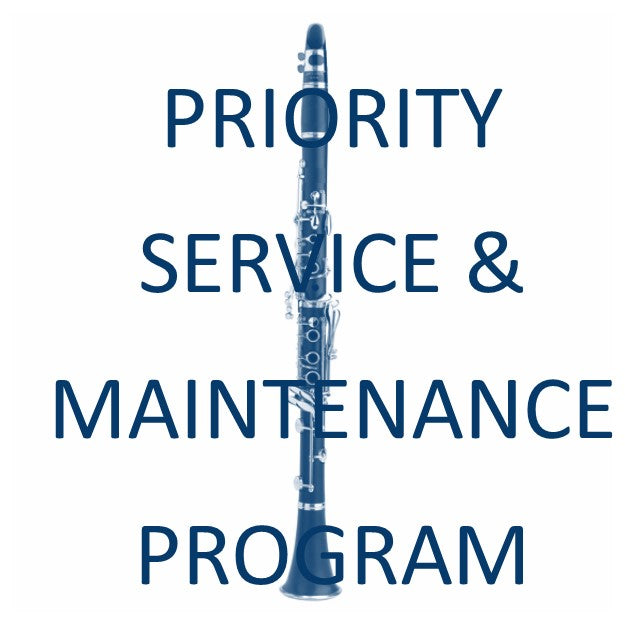 Priority Service/Maintenance Program for Student Plastic Clarinets