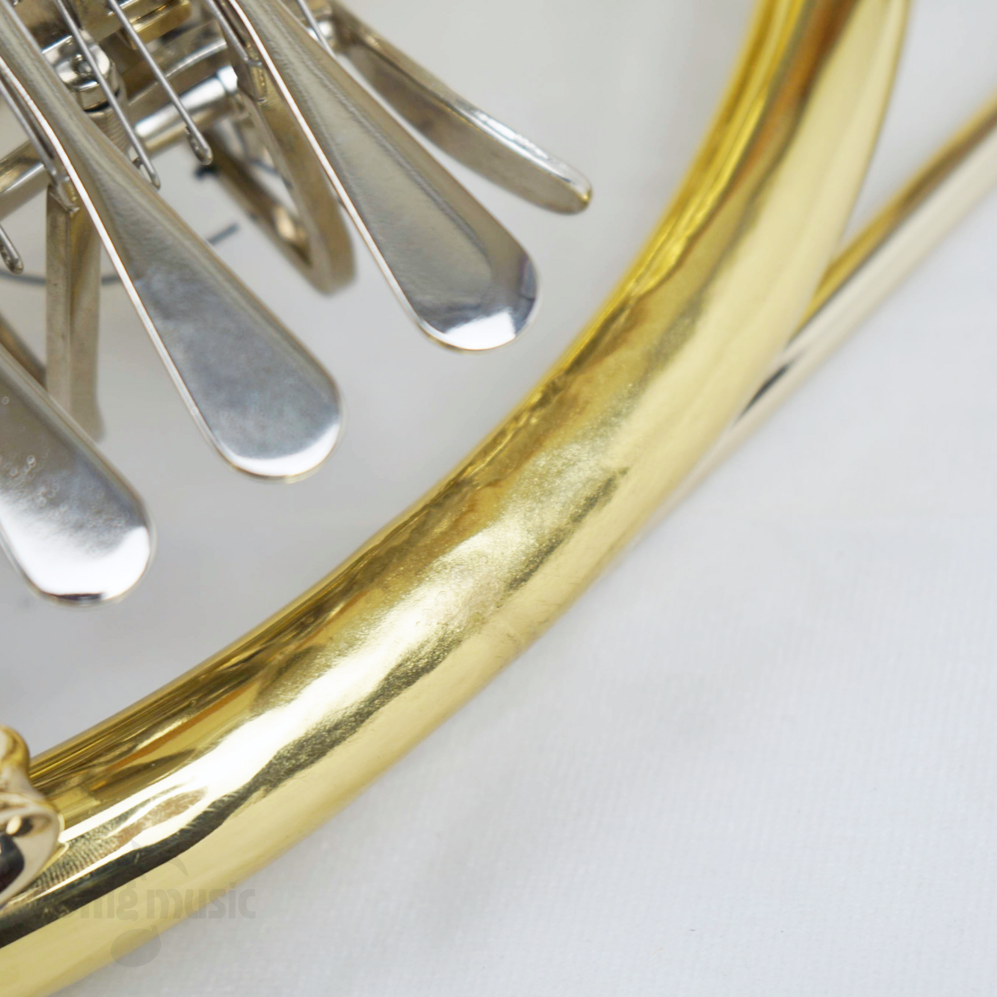 Close-up of B-Stock Conn 7D French Horn