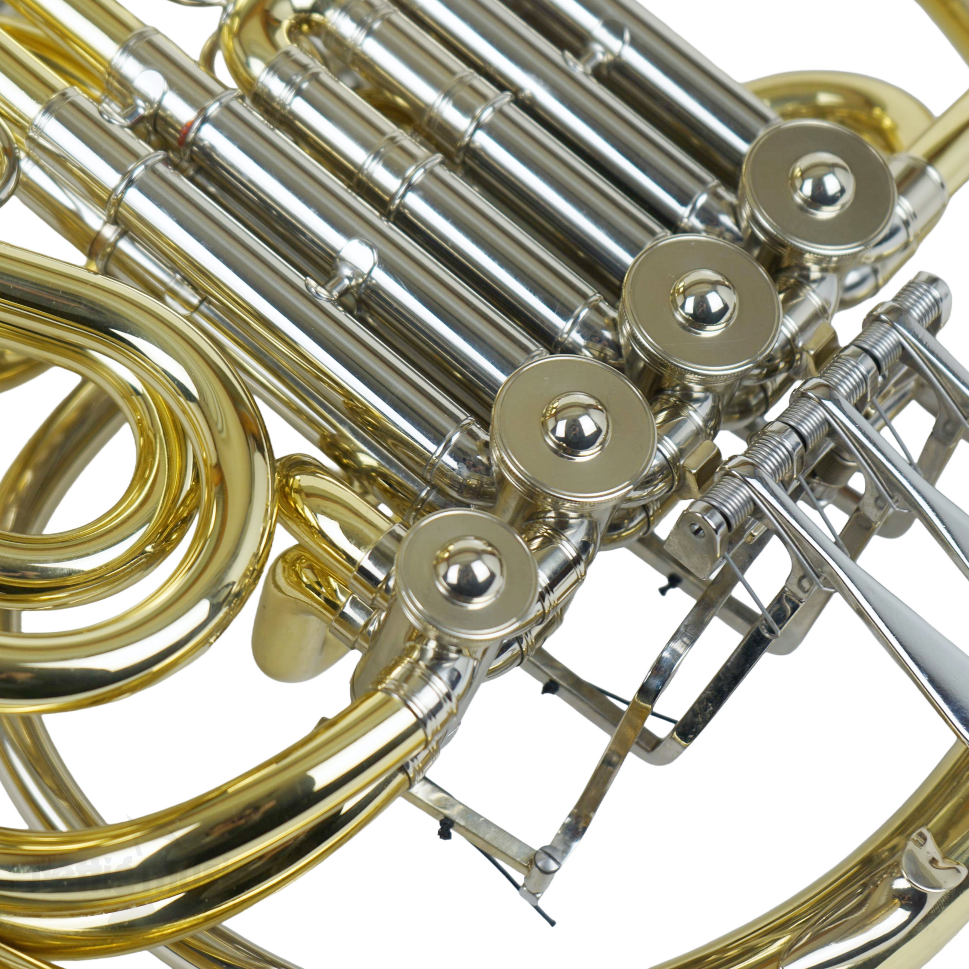 Close-up of B-Stock Conn 7D French Horn