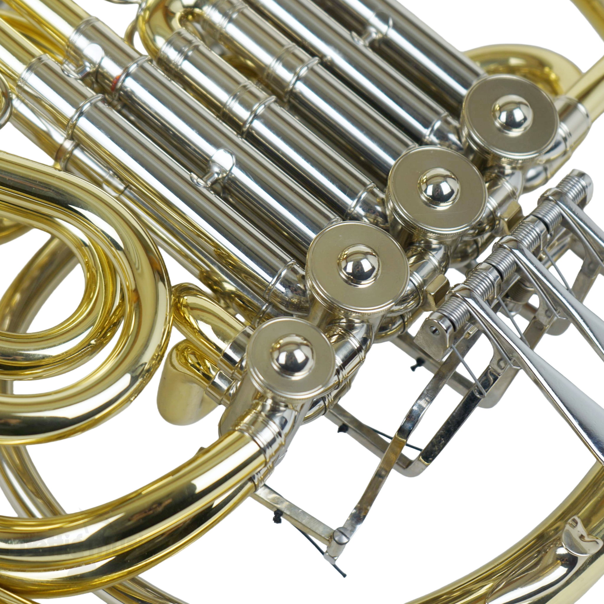 Close-up of B-Stock Conn 7D French Horn