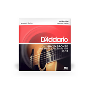 D'addario EJ12 Medium 80/20 Bronze Acoustic Guitar Strings Set