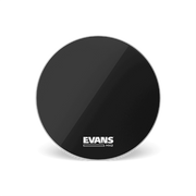 Evans MX2 Black Marching Bass Drumhead - Select Size 16"-32"
