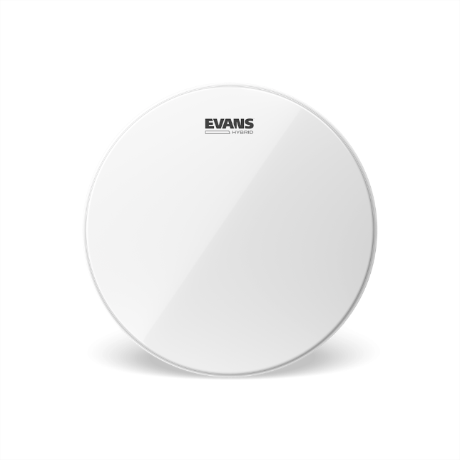 Evans Hybrid White Snare Batter Drumhead - Select Size 13"-14"