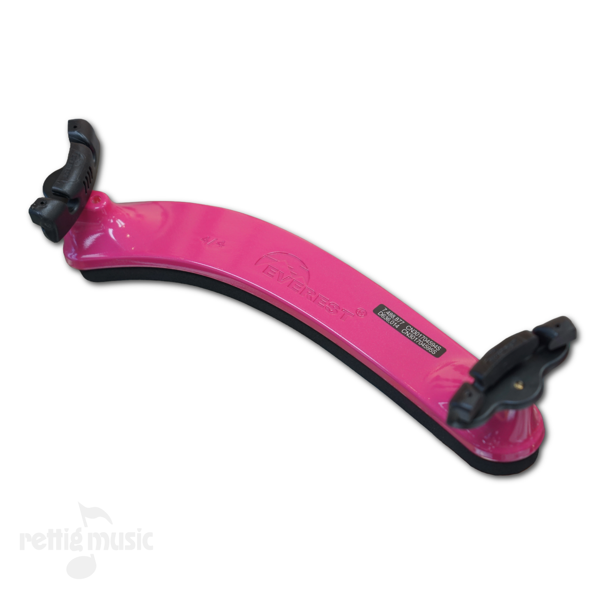 Hot Pink Violin Everest Shoulder Rest