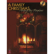 Family Christmas Around the Fireplace