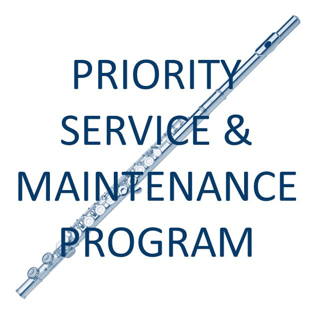Priority Service/Maintenance Program for Student Flutes
