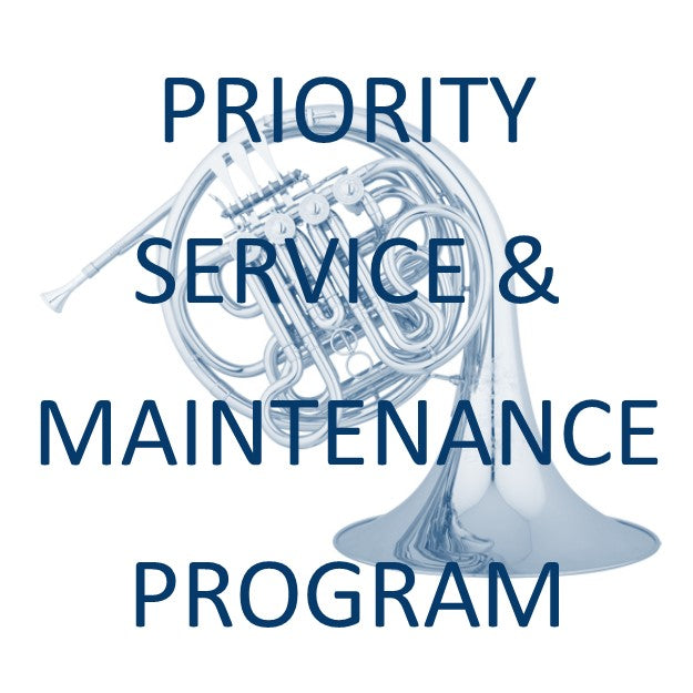 Priority Service/Maintenance Program for Student French Horns