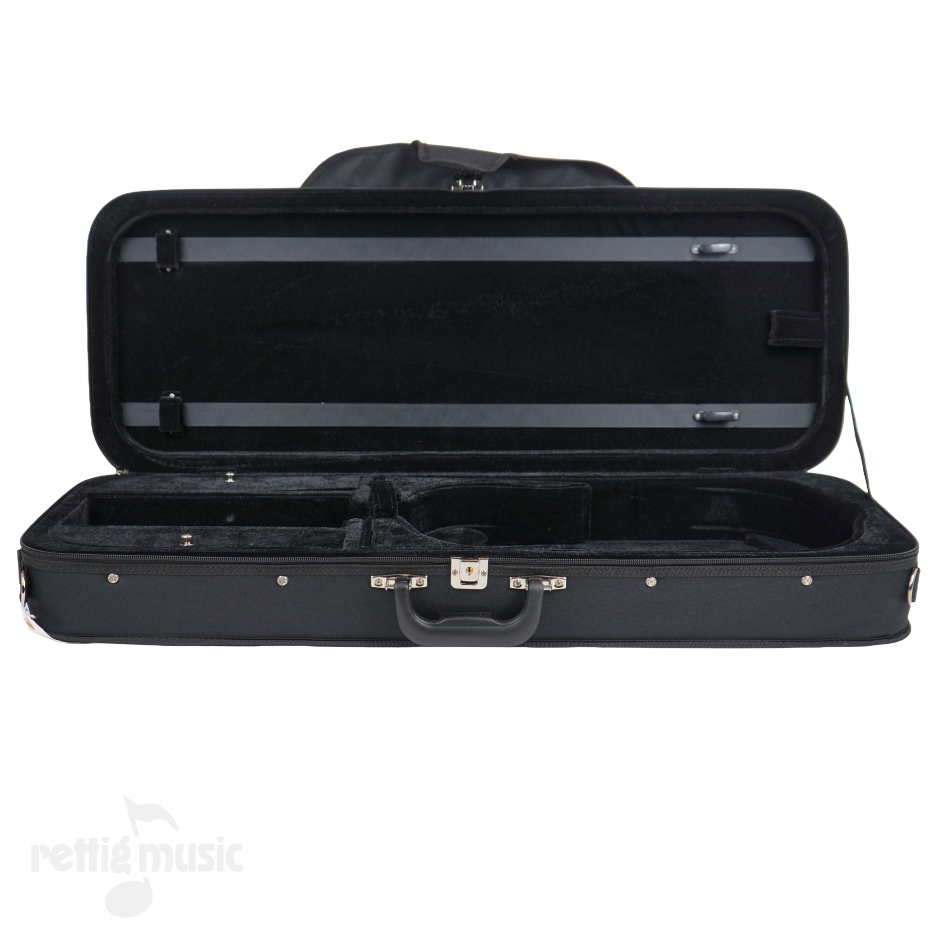 Open View of Howard Core Oblong Viola Case