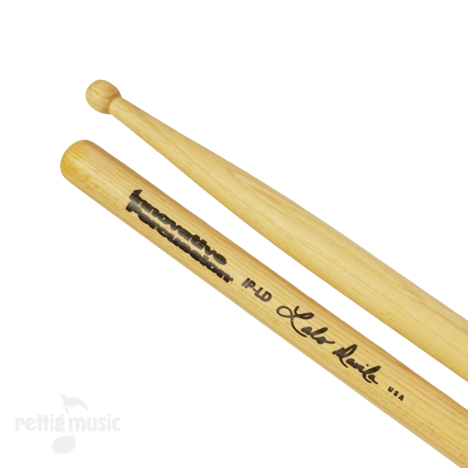 Close-up of Innovative Percusion IP-LD Lalo Davila Snare Drum Sticks