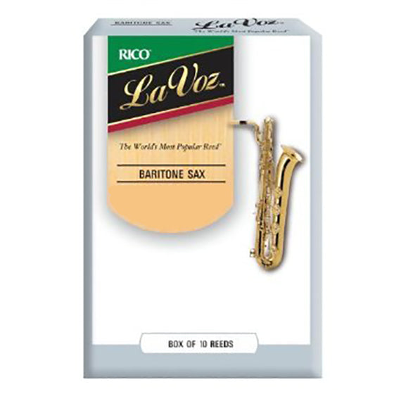 LaVoz Baritone Saxophone Reeds - Box of 5 (Strength S-M)