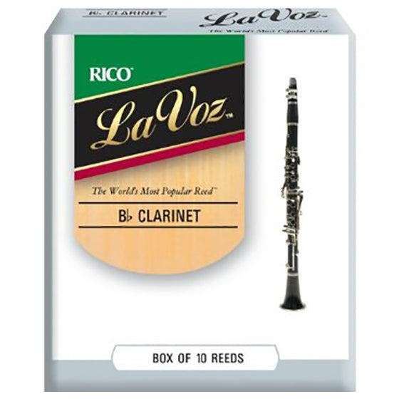 LaVoz Bb Clarinet Reeds - Box of 10 (Strength MS-H)