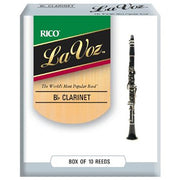LaVoz Bb Clarinet Reeds - Box of 10 (Strength MS-M)