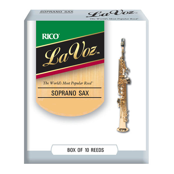 LaVoz Soprano Saxophone Reeds - Box of 10