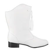 Traditional Leather Boot – White – Womens
