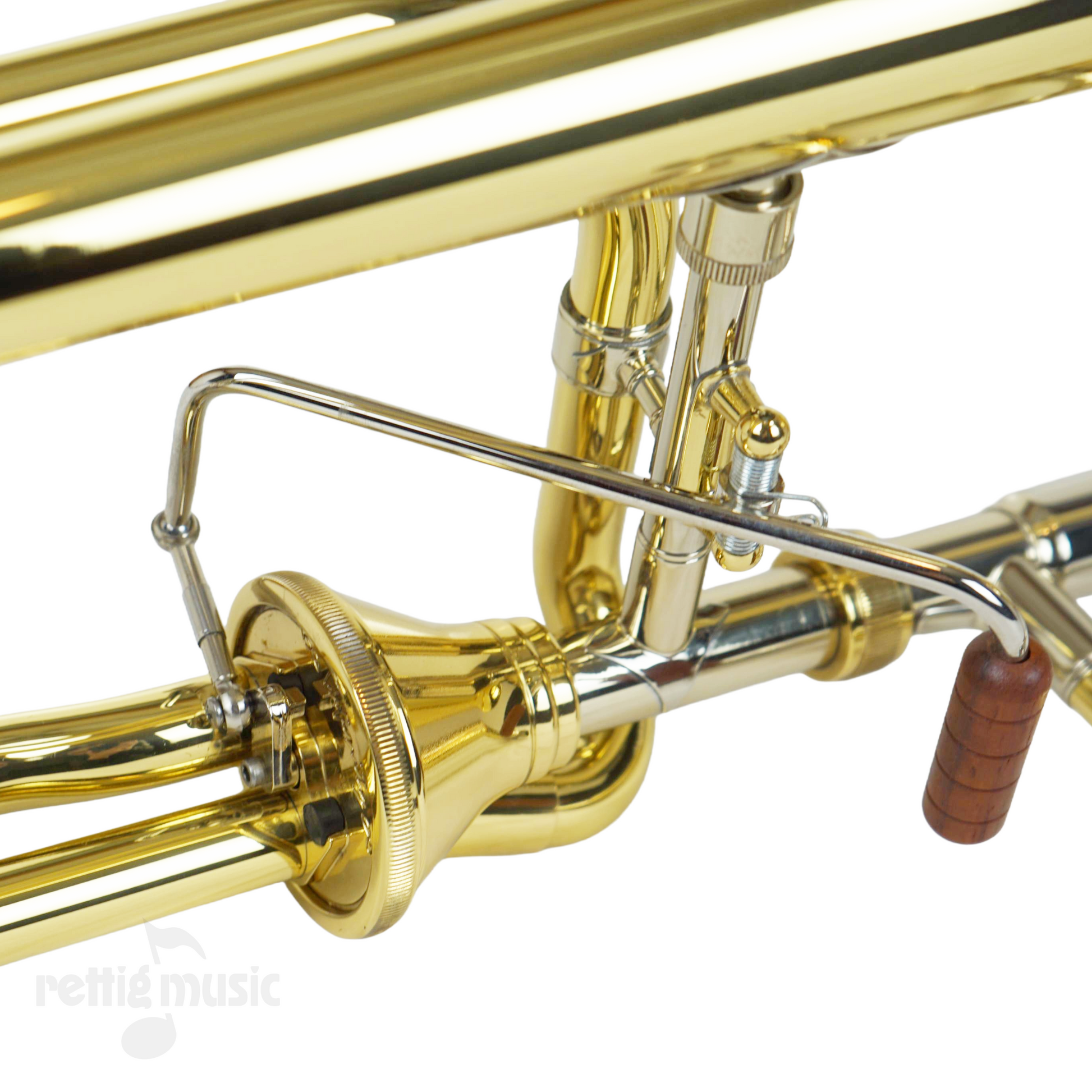 Close-Up of Open Box Bach A47I Trombone