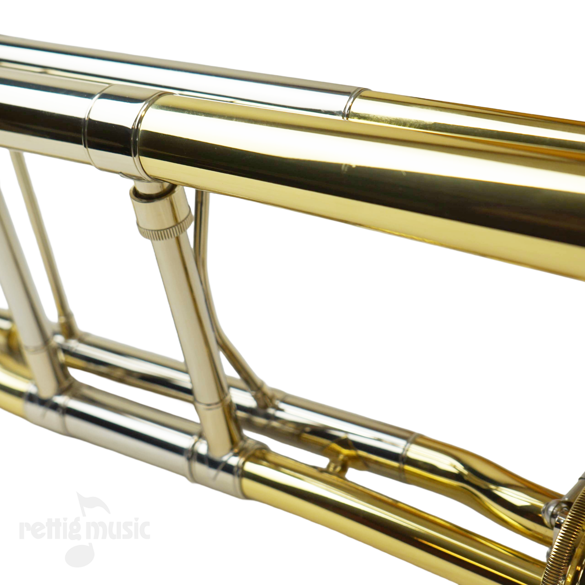 Close-Up of Open Box Bach A47I Trombone