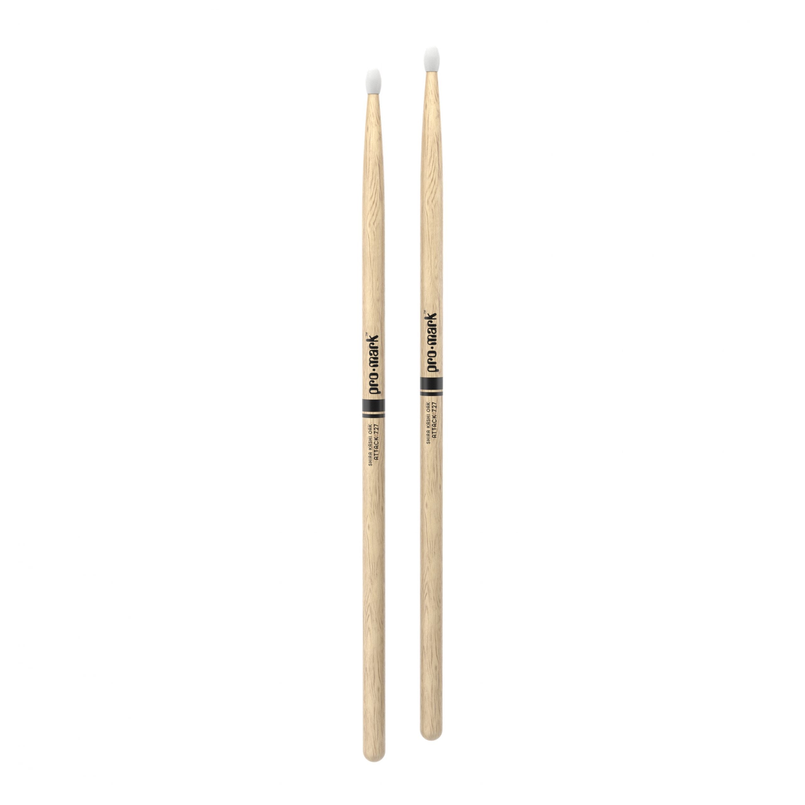 Promark PW727W Shira Kashi Oak 727 Drumsticks - Wood Tip
