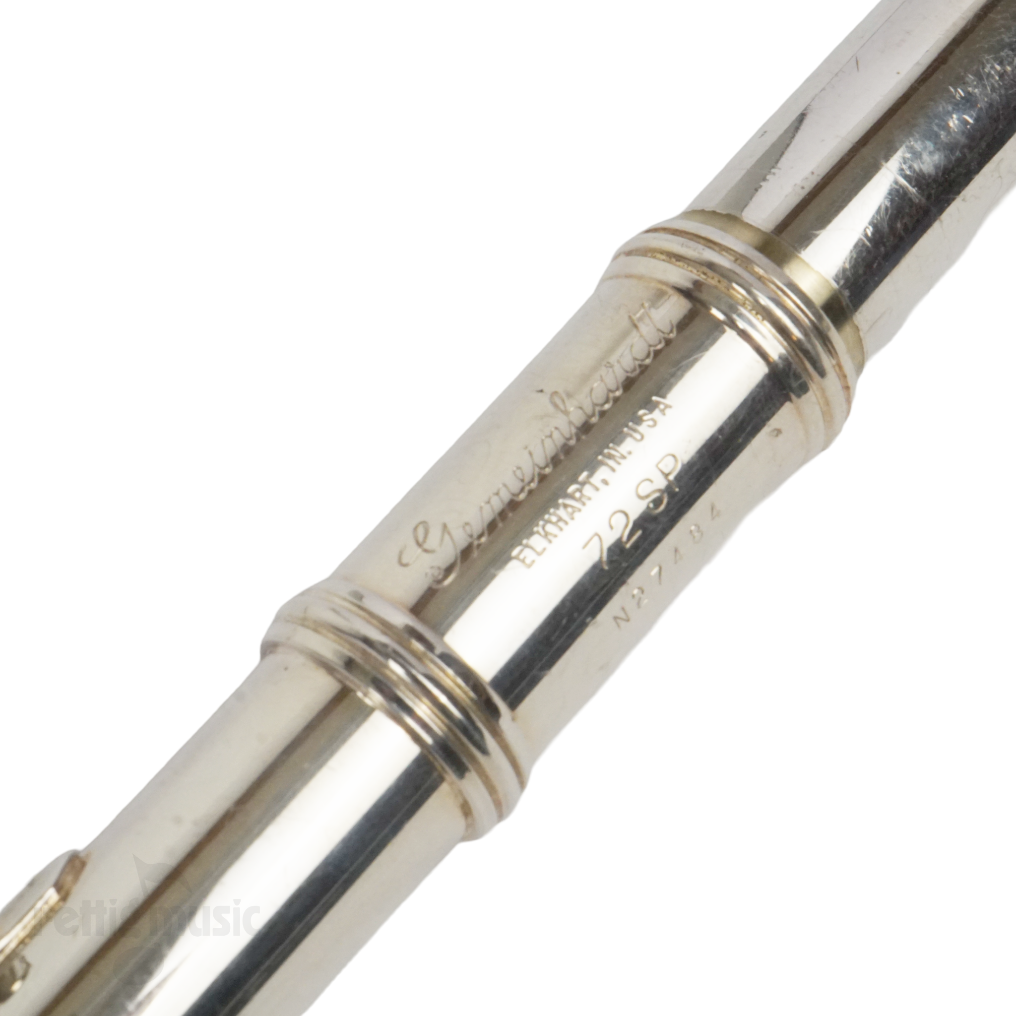 Close-up of Pre-Owned Gemeinhardt 72SP Flute