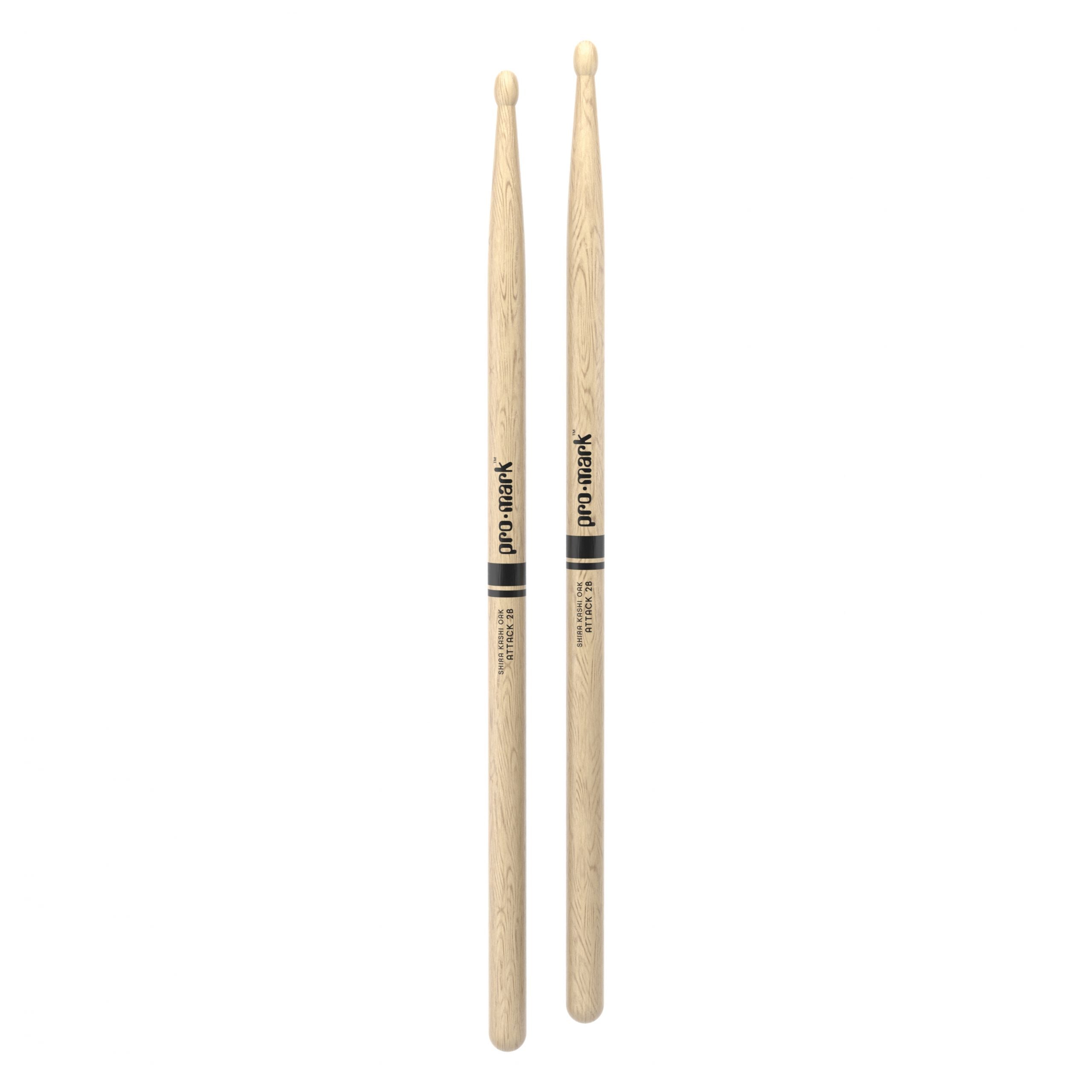 Promark PW2BW Shira Kashi Oak 2B Drumsticks - Wood Tip