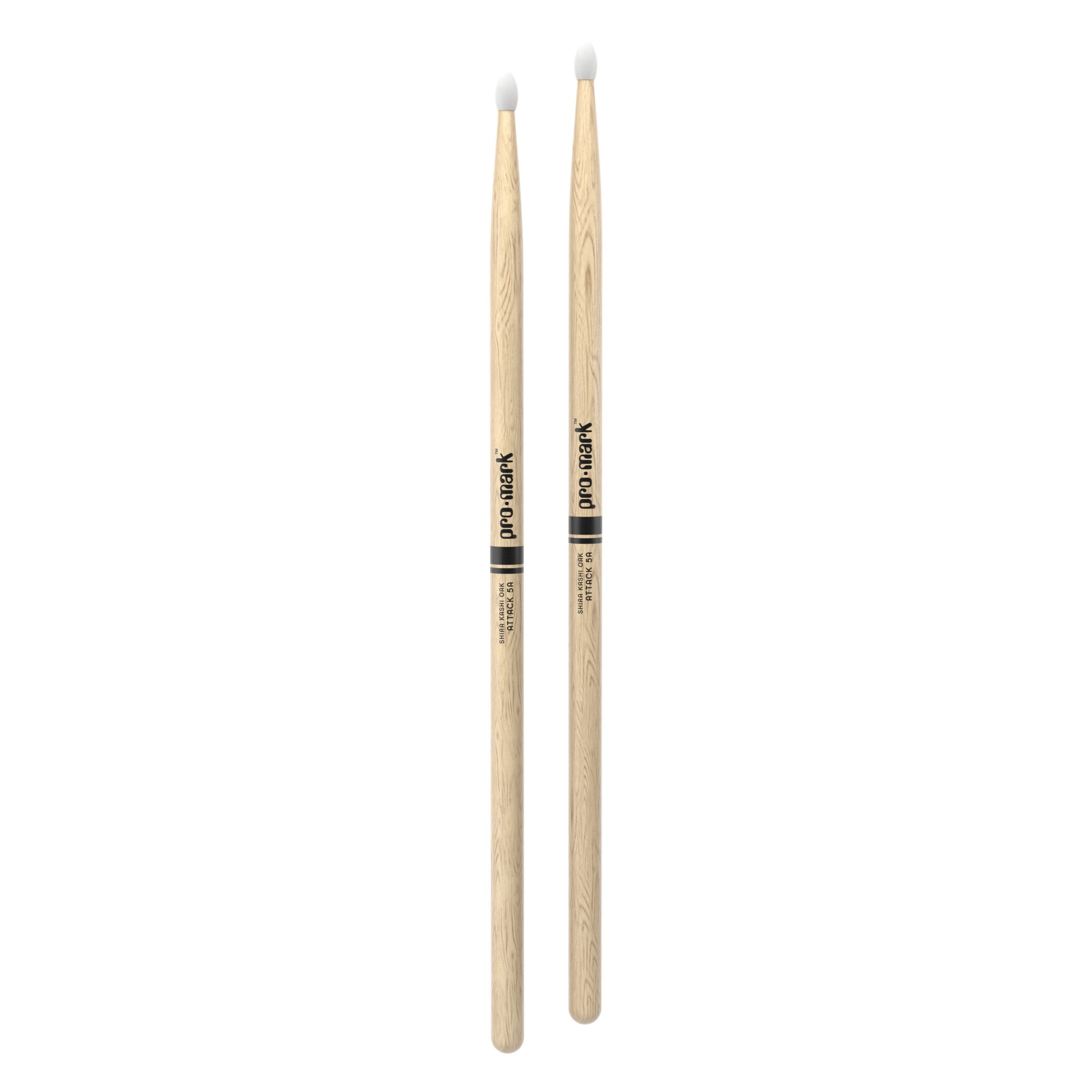 Promark PW5AN Shira Kashi Oak 5A Drumsticks - Nylon Tip