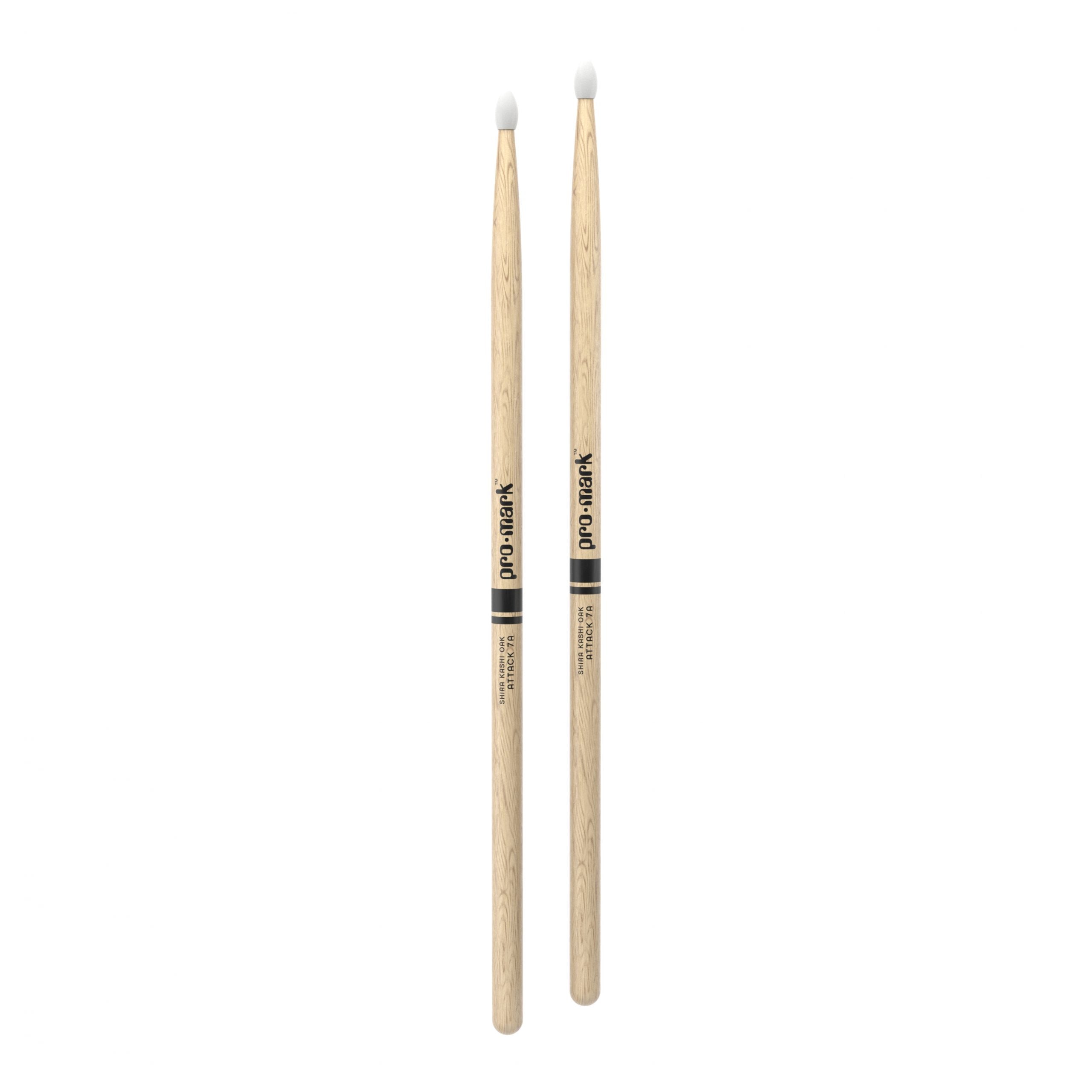 Promark PW7AN Shira Kashi Oak 7A Drumsticks - Nylon Tip