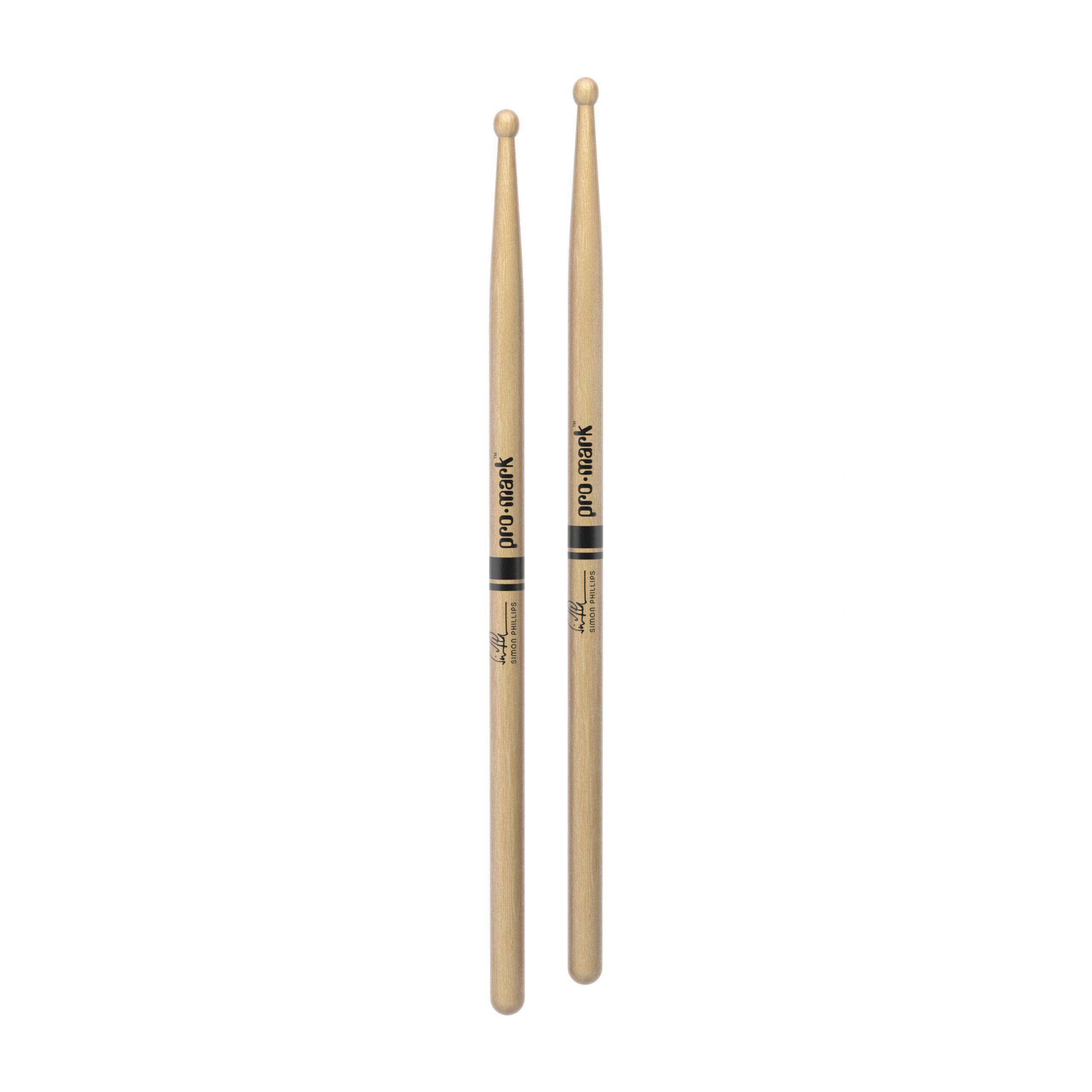 Promark TX707W Hickory Simon Philips 707 Drumsticks - Wood Tip