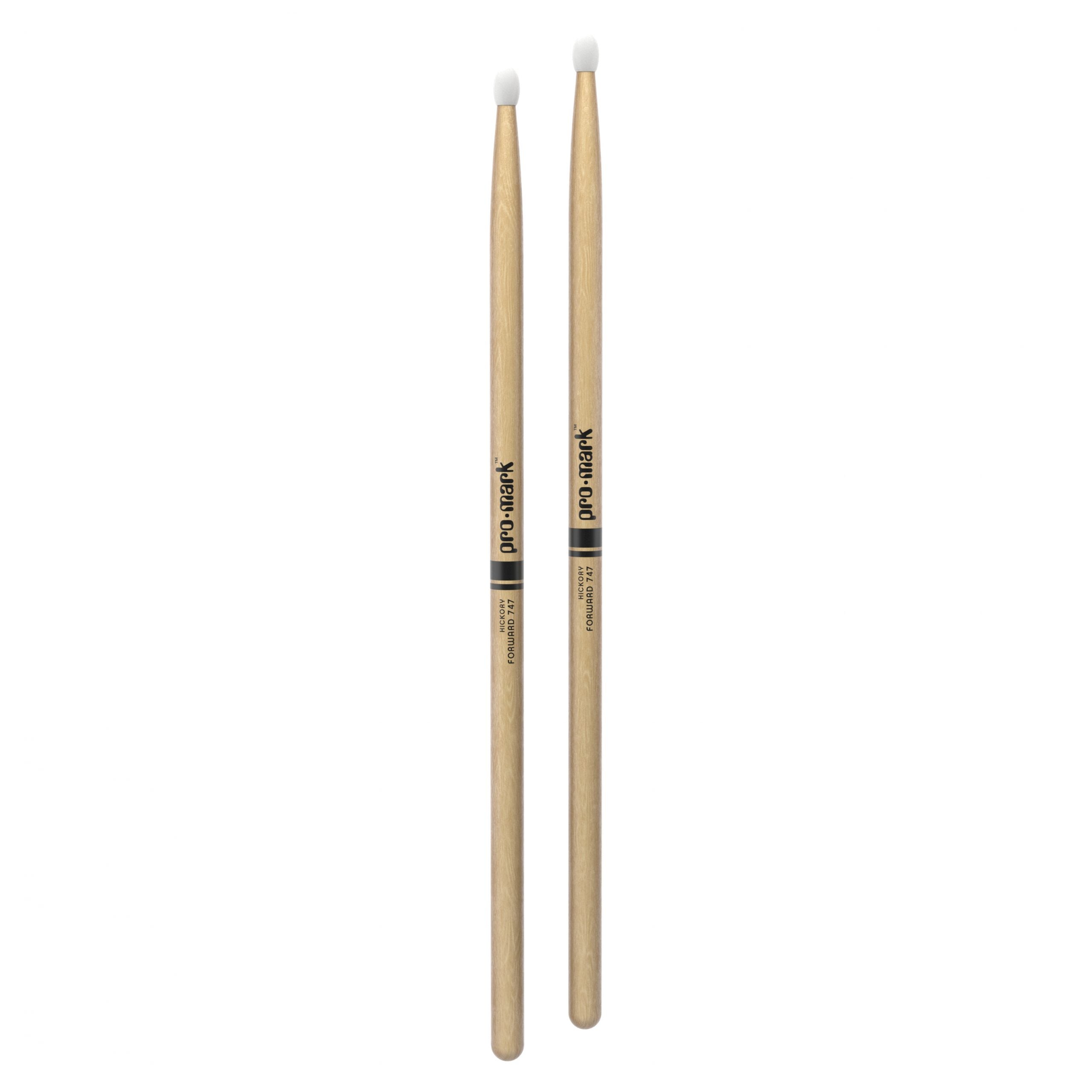 Promark TX747W Hickory 747 Drumsticks - Nylon Tip – Rettig Music