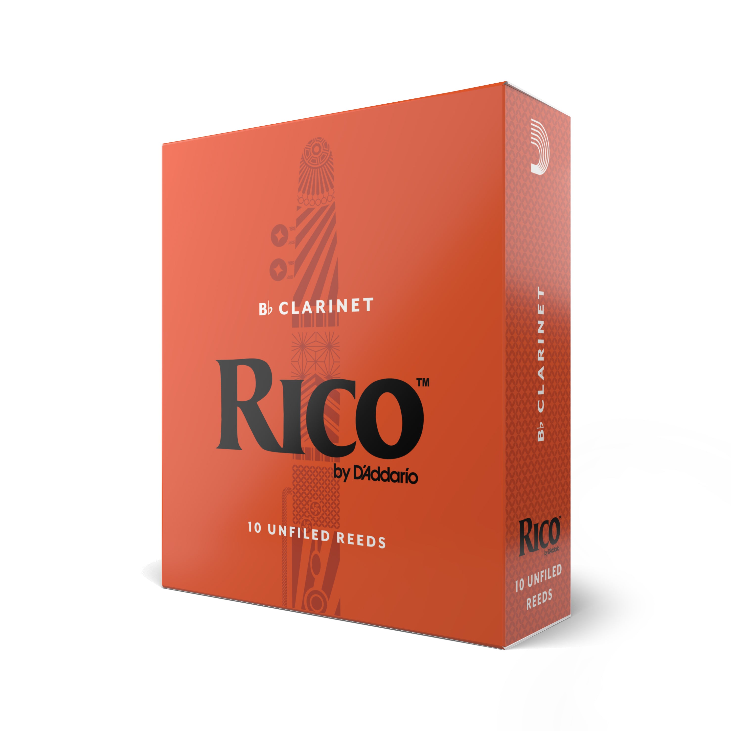 Rico Bb Clarinet Reeds - Box of 10 (Strength 3-3.5)