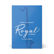 Rico Royal Bass Clarinet Reeds - Box fo 10 (Strength 2.5-3.5)