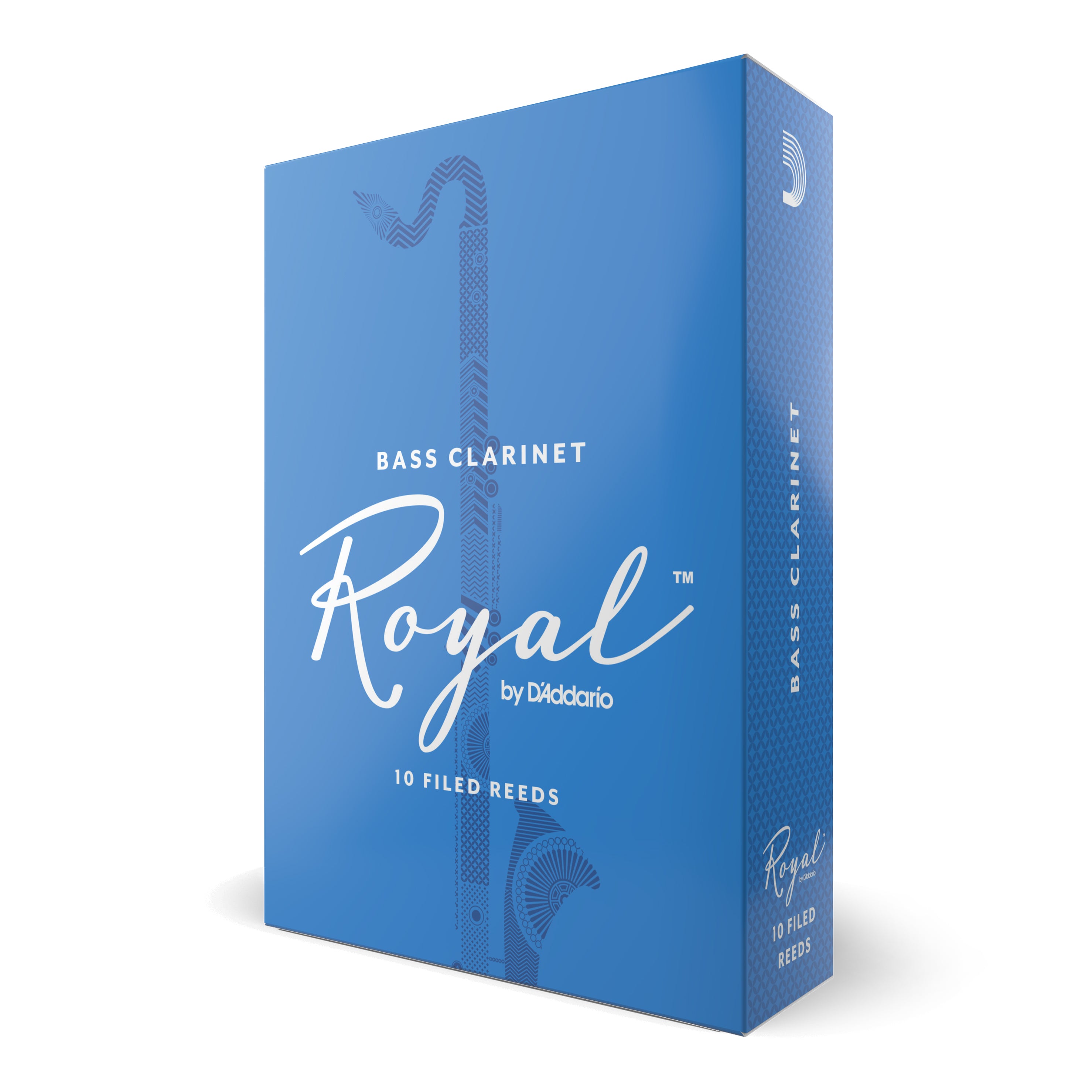 Rico Royal Bass Clarinet Reeds - Box of 10 (Strength 2-2.5)