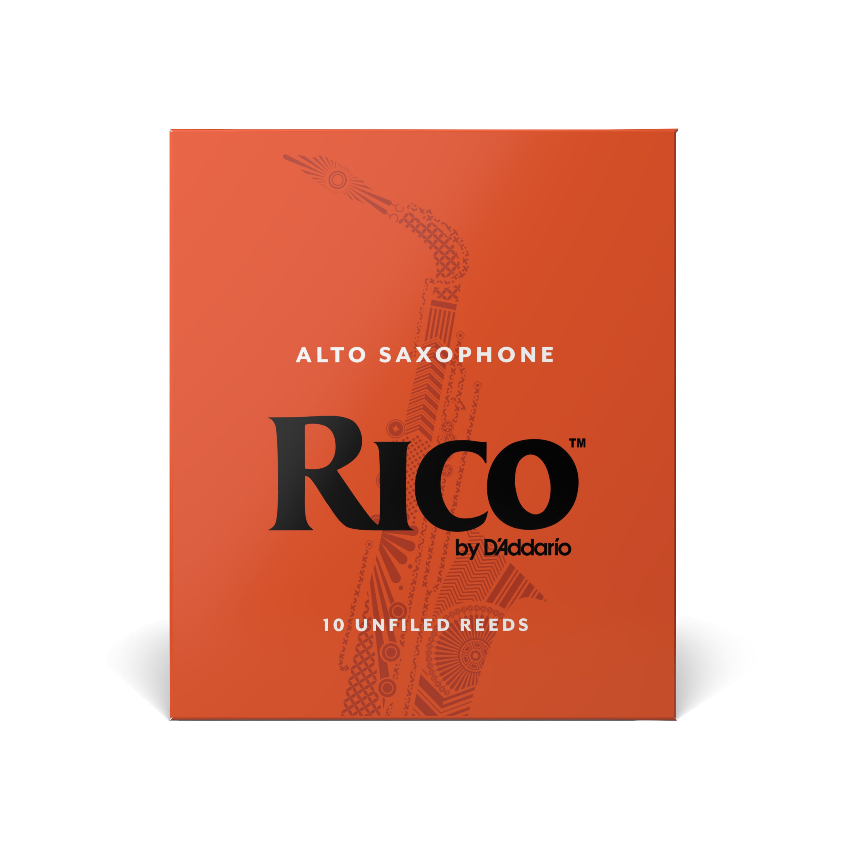 Rico Alto Saxophone Reeds - Box of 10 (Strength 2.5)