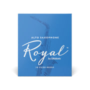 Rico Royal Alto Saxophone Reeds - Box of 10 (Strength 2.5-3)