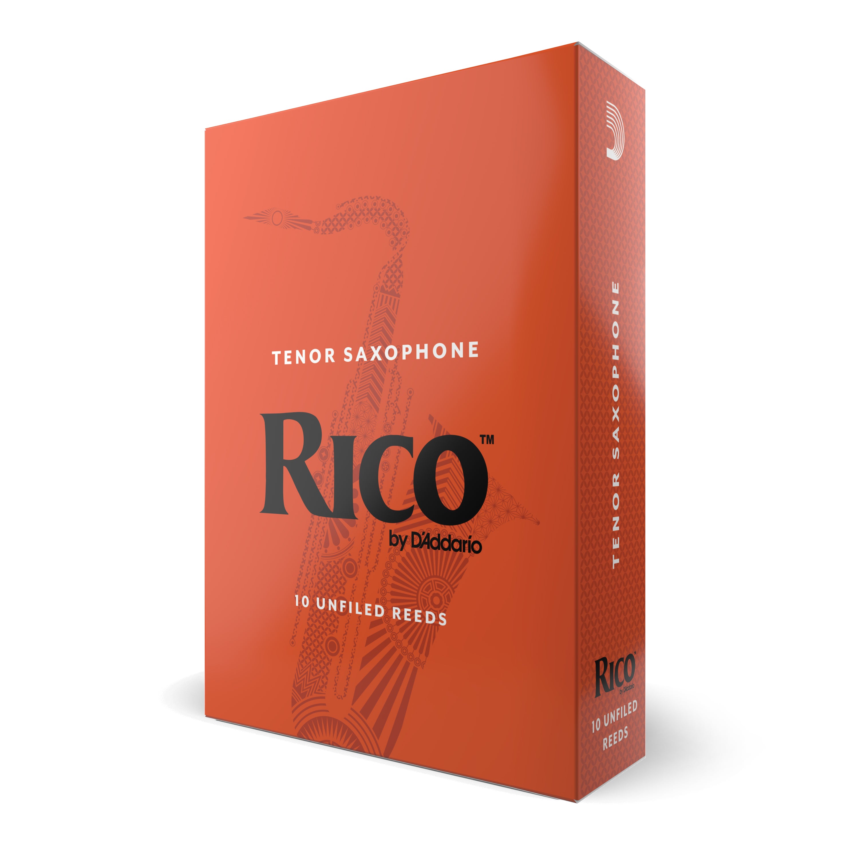 Rico Tenor Saxophone Reeds - Box of 10 (Strength 2.5-3)