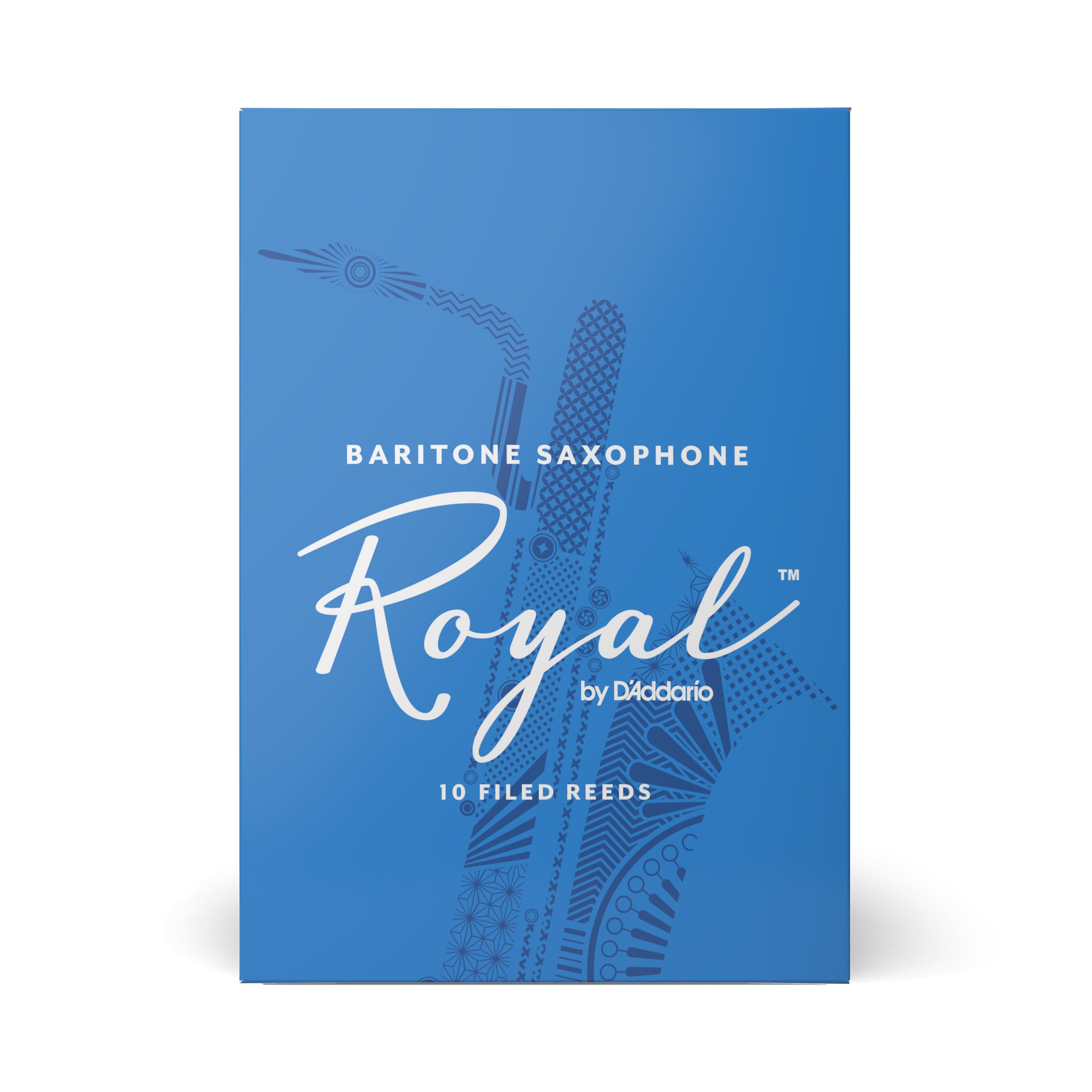 Rico Royal Baritone Saxophone Reeds - Box of 10 (Strength 2.5-3)