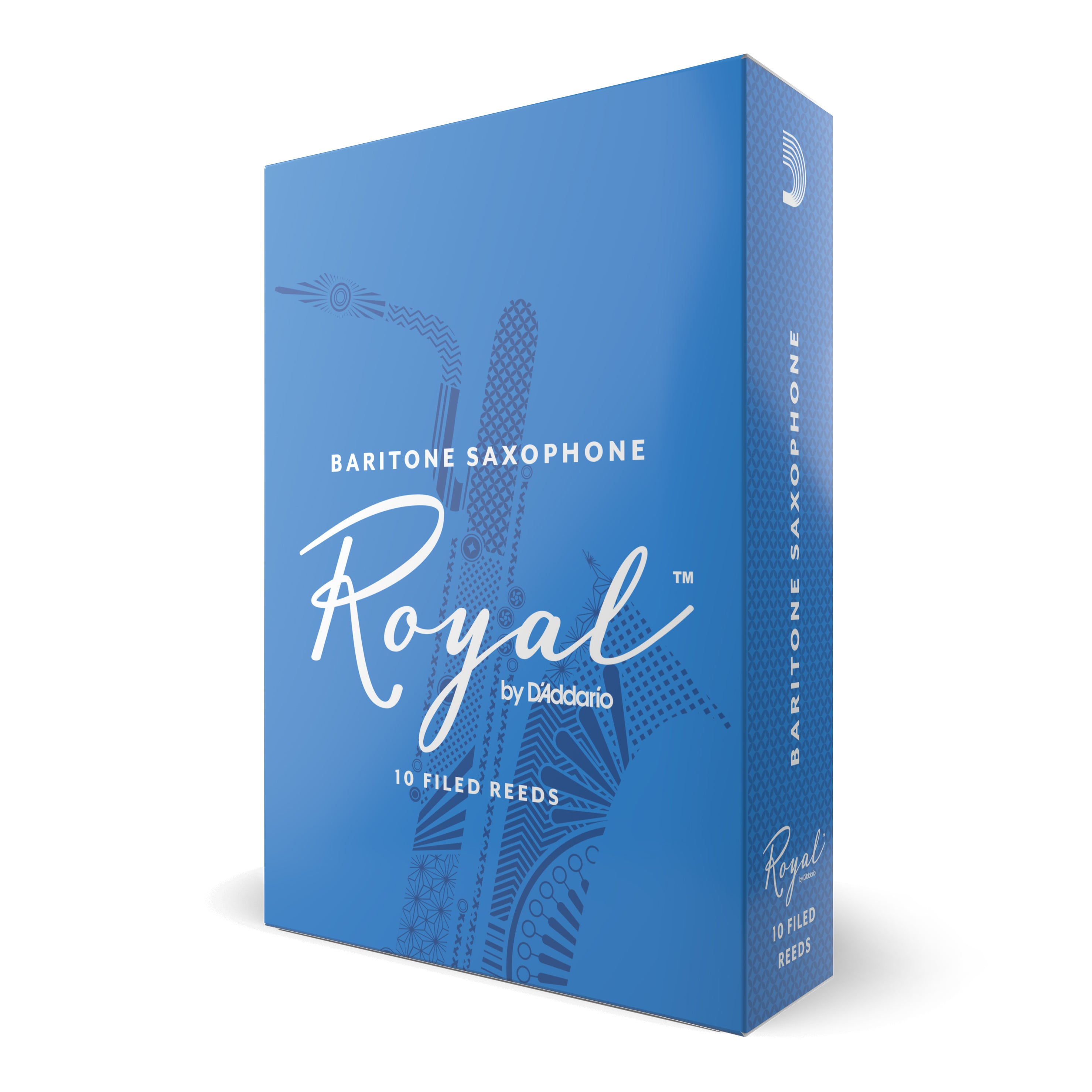 Rico Royal Baritone Saxophone Reeds - Box of 10 (Strength 2.5)