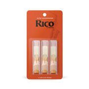 Rico Alto Saxophone Reeds - 3-Pack