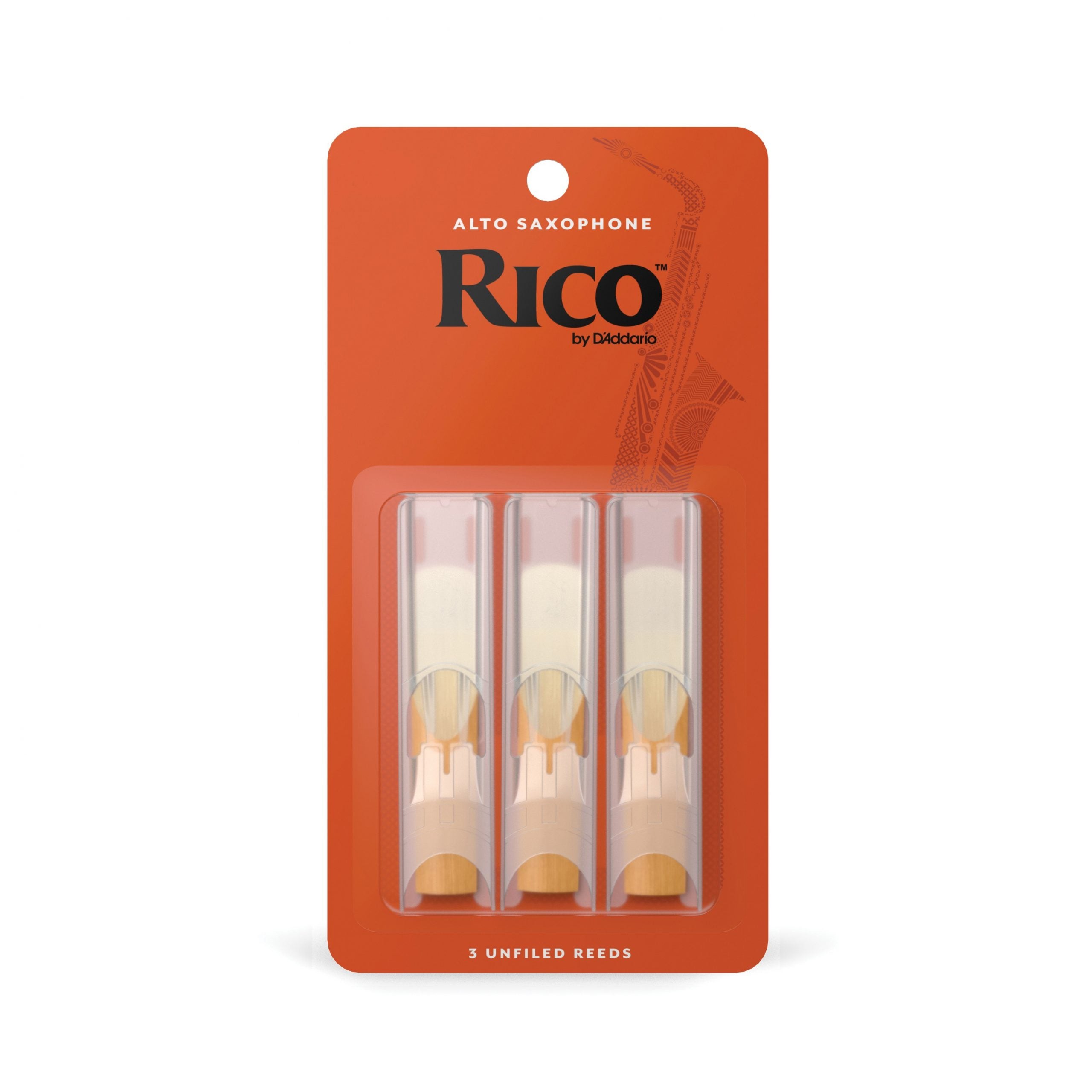 Rico Alto Saxophone Reeds - 3-Pack