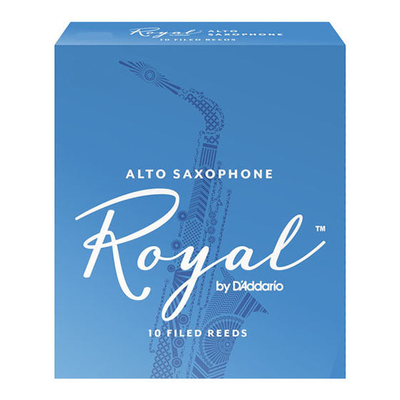 Rico Royal Alto Saxophone Reeds - Box of 10 (Strength 3.5)