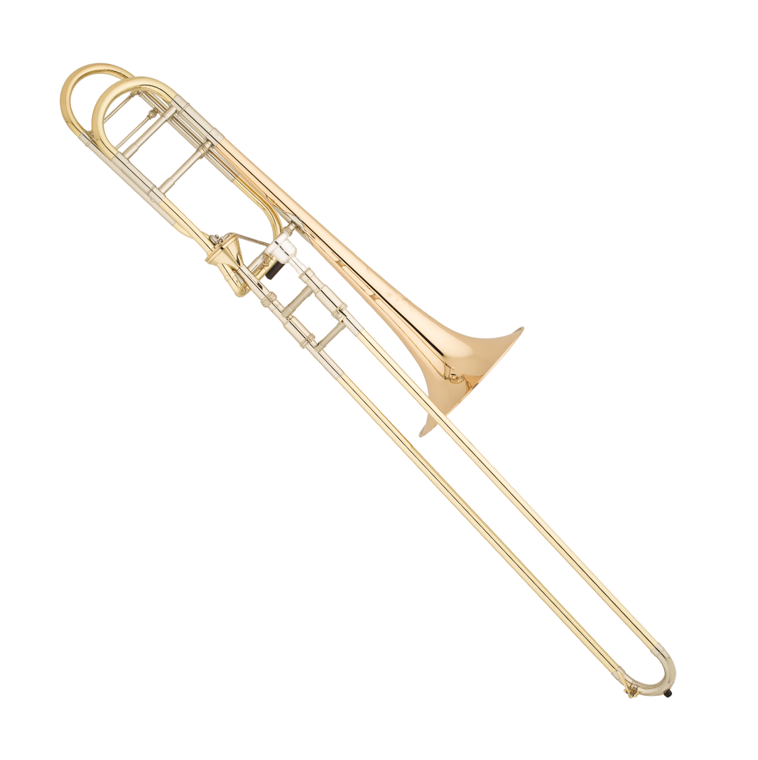 S.E. Shires Q Series TBQ30GA Trombone - Gold Brass Bell, Axial Flow Valve