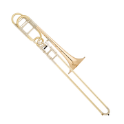 S.E. Shires Q Series TBQ30GR Trombone - Gold Brass Bell, Rotor Valve