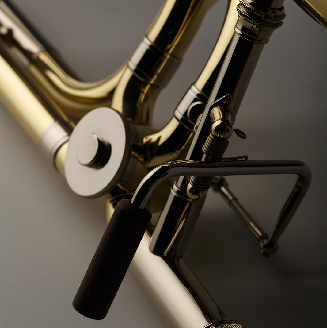 S.E. Shires Q Series TBQ30YR Trombone - Yellow Brass Bell, Rotor Valve