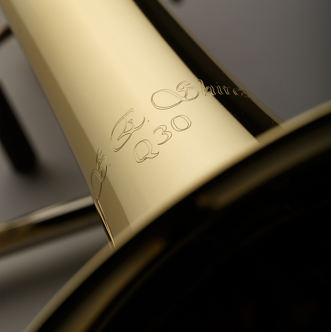 S.E. Shires Q Series TBQ30YR Trombone - Yellow Brass Bell, Rotor Valve