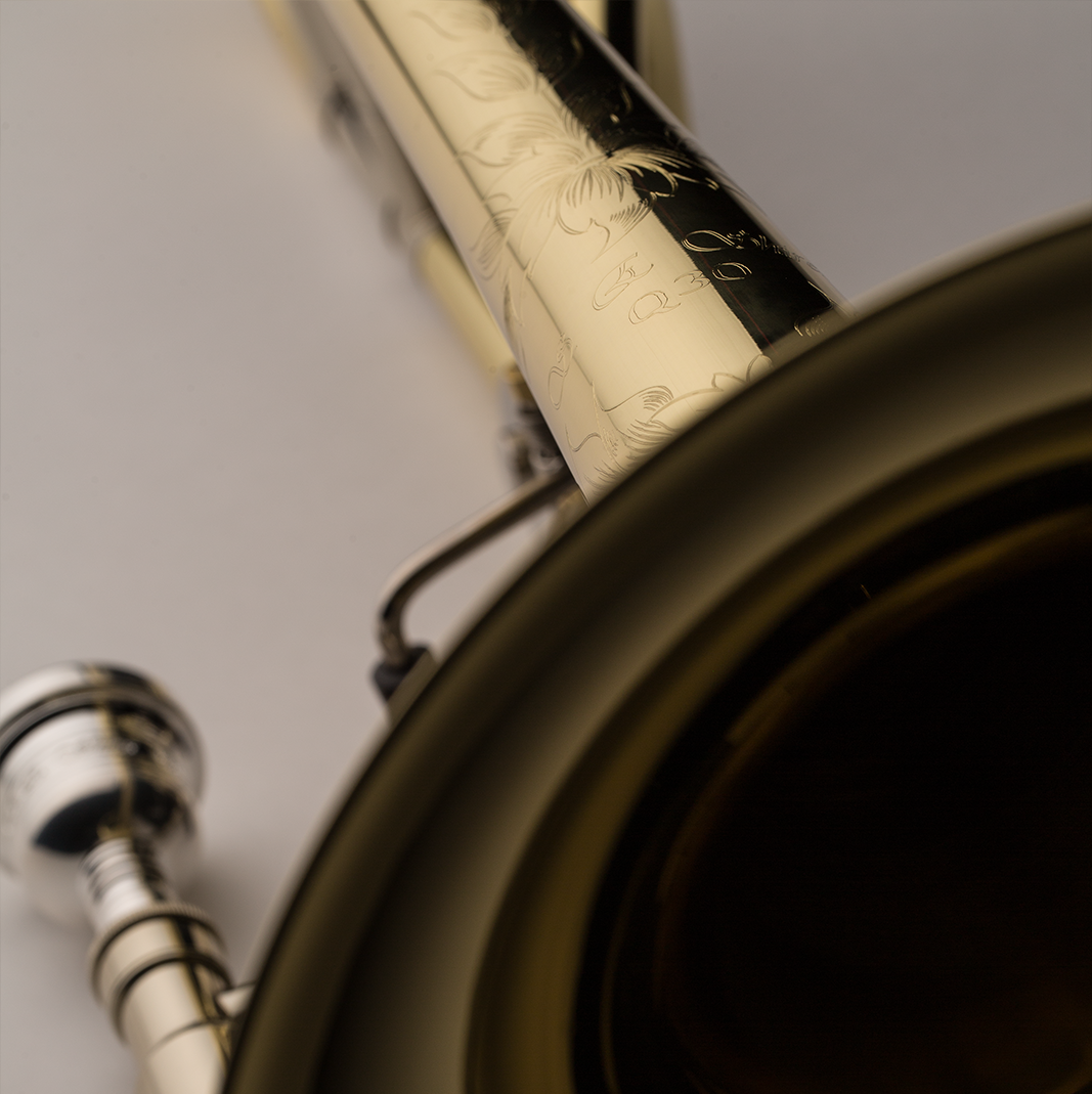 S.E. Shires Q Series TBQ30YR Trombone - Yellow Brass Bell, Rotor Valve