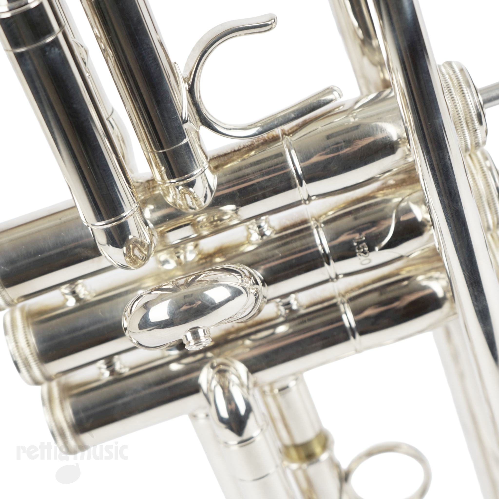 Close-up of Open-Box S.E. Shires TRAF Trumpet