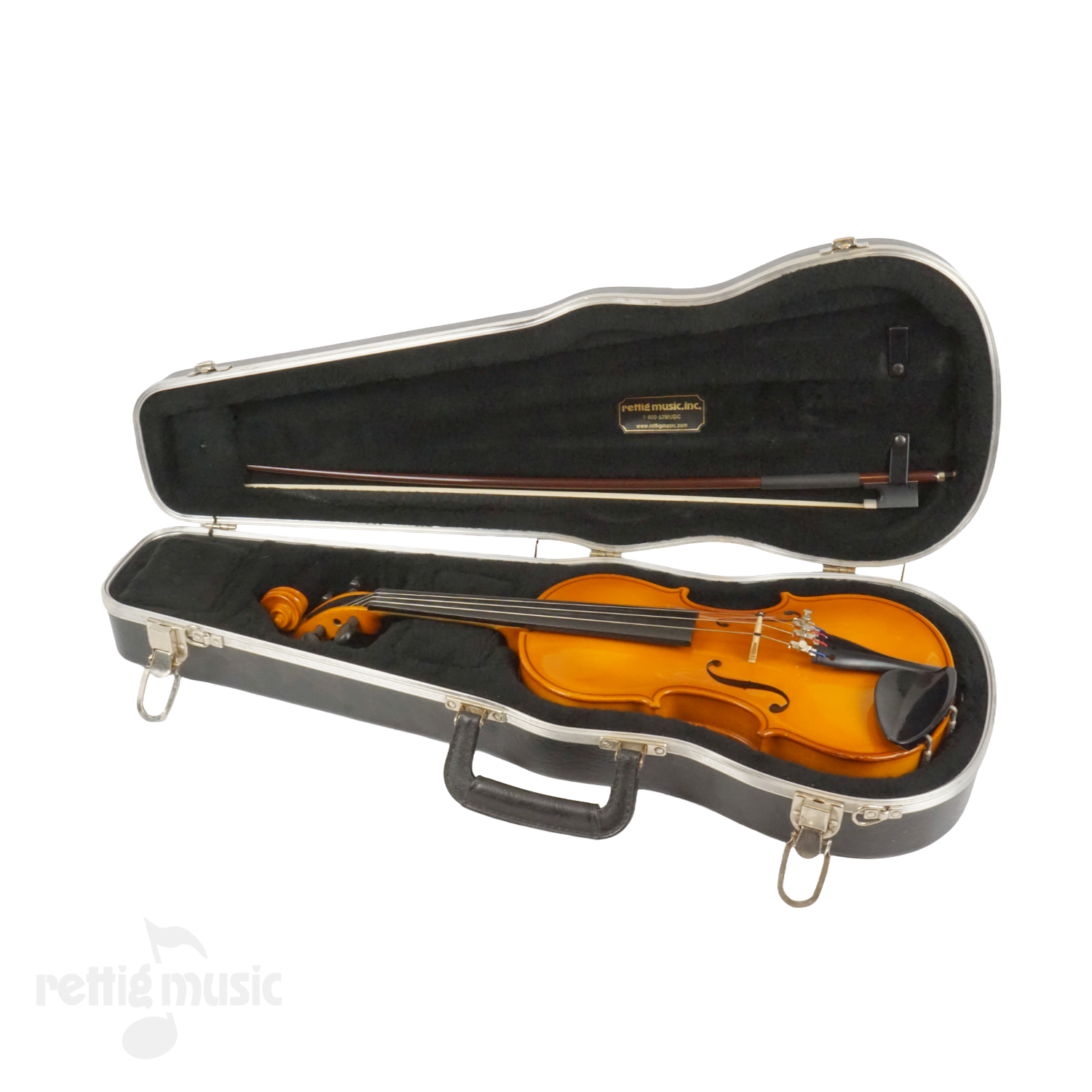 Used Half-Size Glaesel Student Violin with Case and Bow