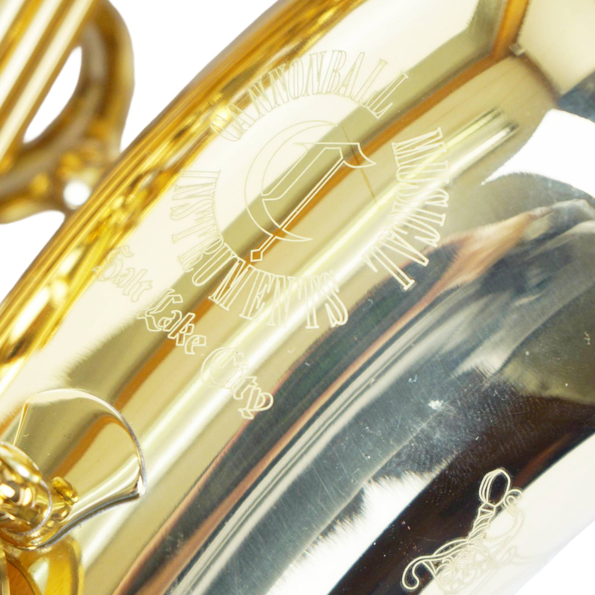 Close-up of Pre-Owned Cannonball AAL Alto Saxophone